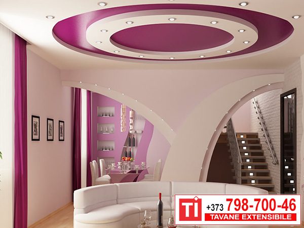 Tavan extensibil în living în Soroca