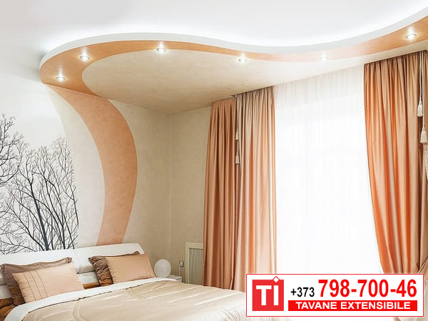 Tavan extensibil mat în dormitor în Ungheni